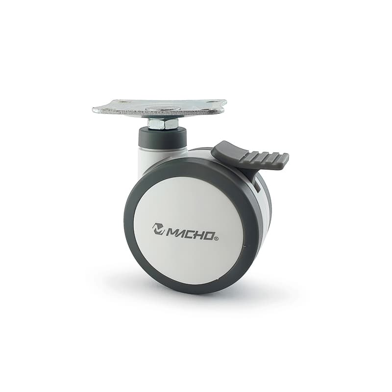 RODACHINA MÉDICA DOBLE RUEDA 3" (PUME) PLATAFORMA