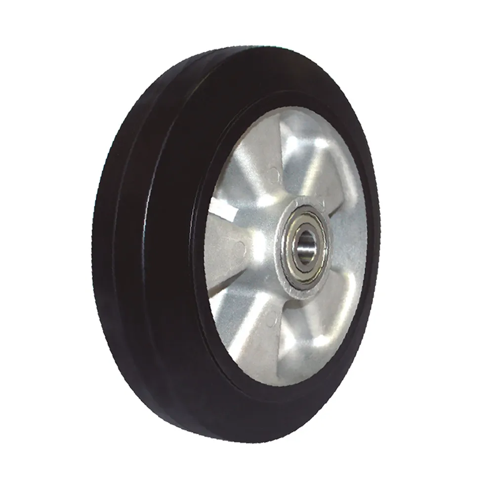 RUEDA PARA CARGA PEDADA ELÁSTICA DE 6” y 8”